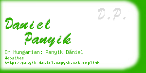 daniel panyik business card